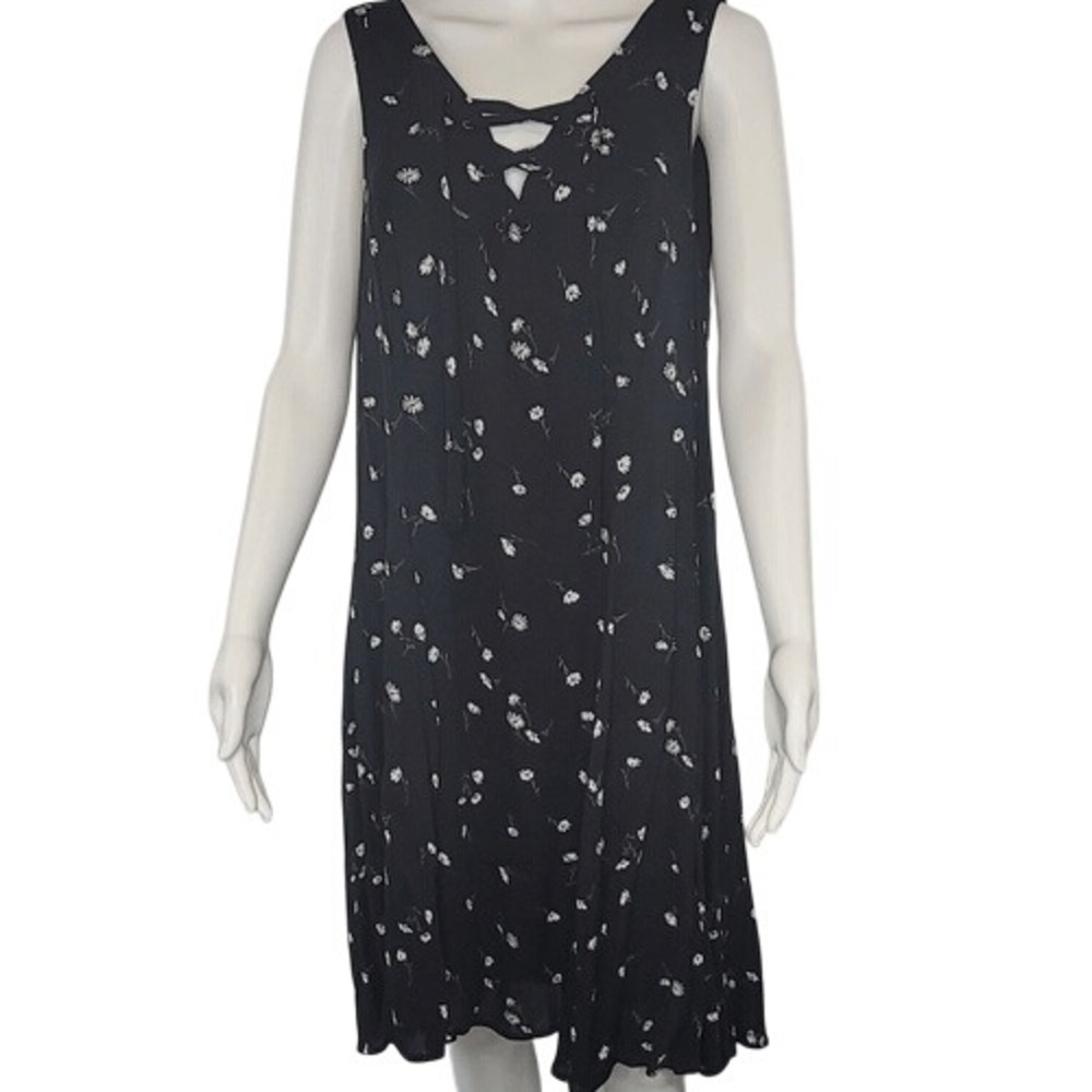 Torrid Black Floral Boho Sleeveless Dress‎